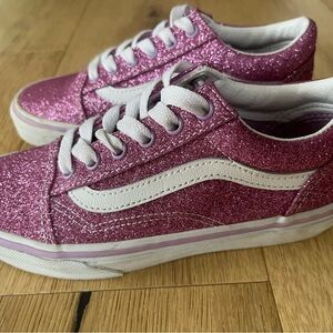 Vans Sparkly Pink Sneakers